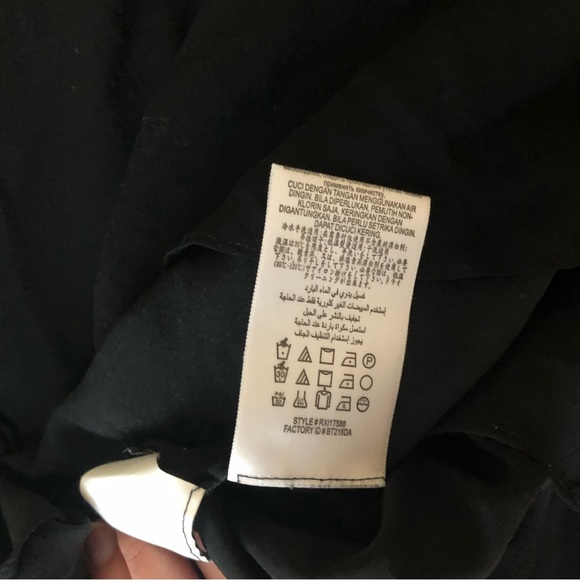 Simons Work Blouse Tie Front - Picture 2 of 8